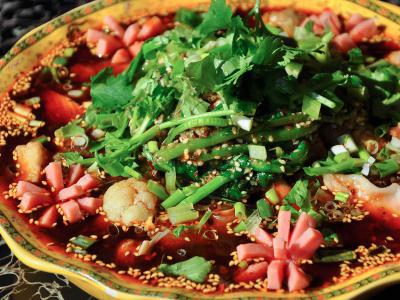 冒菜的製作程序，